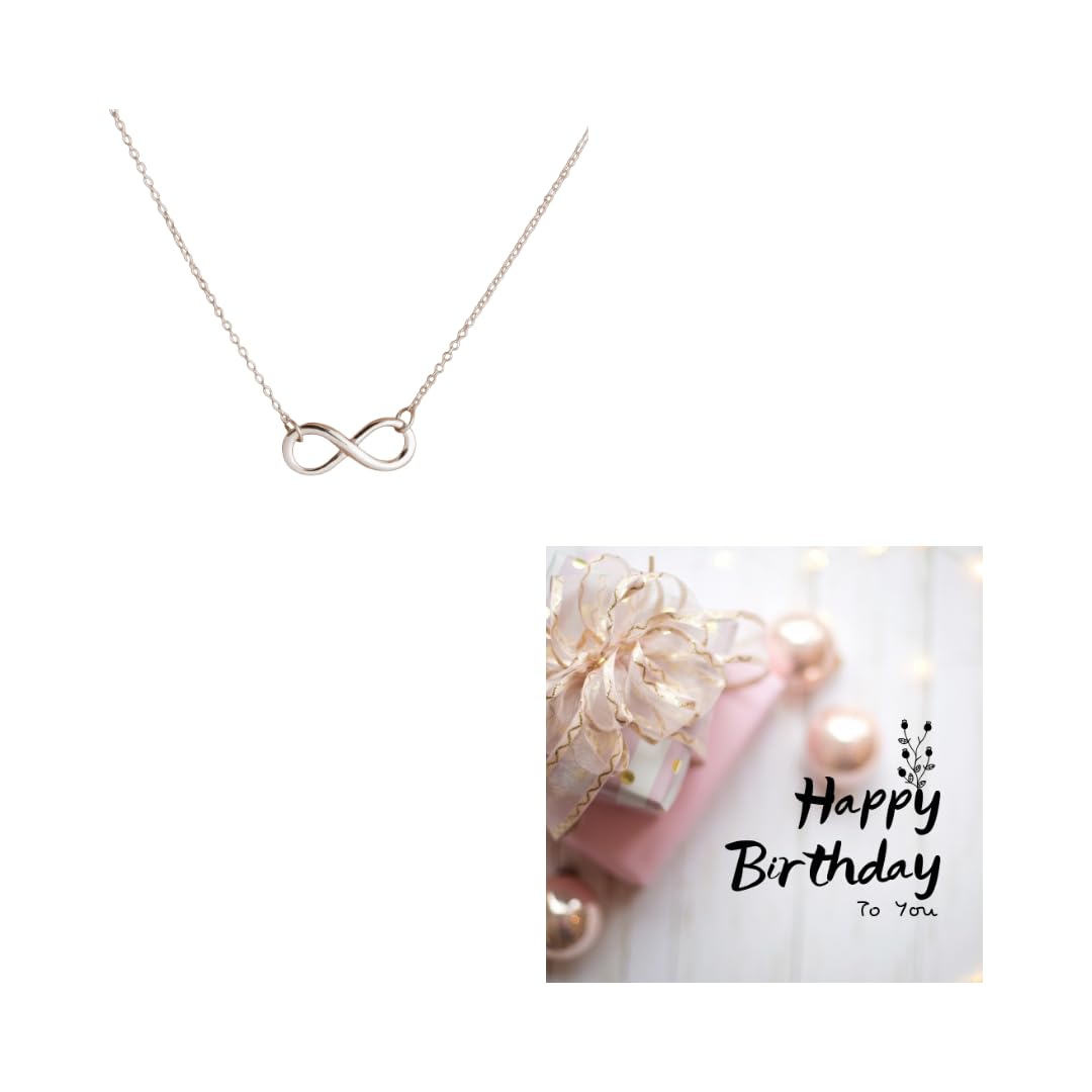 See full amazon price history chart for Silver Infinity Charm Necklace With Happy Birthday Card Wish them With Our Birthday Crad Silver Infinity Charm Necklace With Happy Birthday Card Wish them With Our Birthday Crad (B0CMX9SSNL) Amazon Price History, Amazon Price Tracker