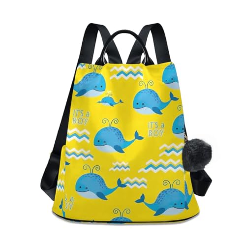 Mochila antirrobo de ballenas ideal para viajes y paseos urbanos