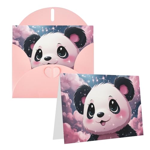 LHDGBWC Thinking of You J[h t 󔒂̃O[eBOJ[h 4x6 m[gJ[h Happy BirthdayJ[h @̃O[eBOJ[h p TL[J[h sNp_ xr[V[J[h