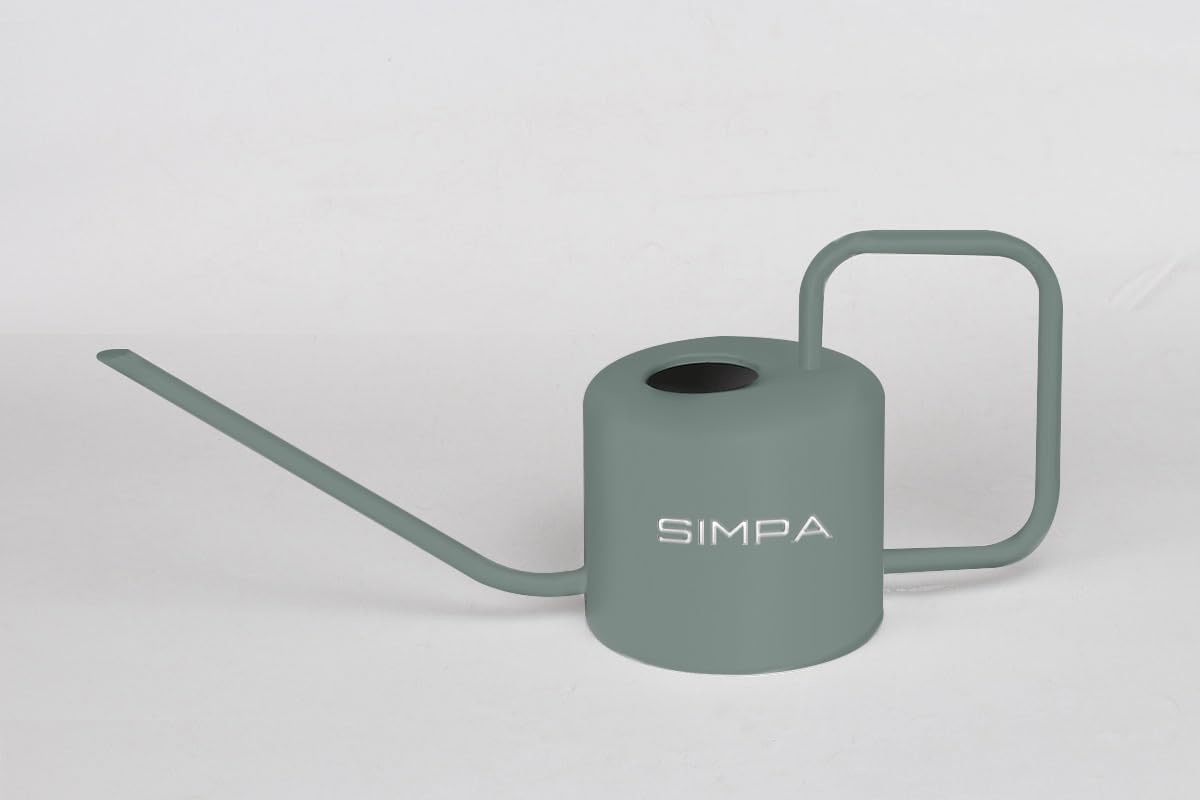 simpa Metal Watering Can - 1.1 Litre - Green