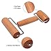 Lasten Pastry Pizza Baking Roller Pin, Non Stick Wood Rolling Pins for Baking(H-Shape)