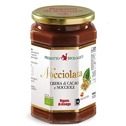 NOCCIOLATA BIO RIGONI DI ASIAGO CREMA SPALMABILE 650g BIOLOGICA CACAO CIOCCOLATO