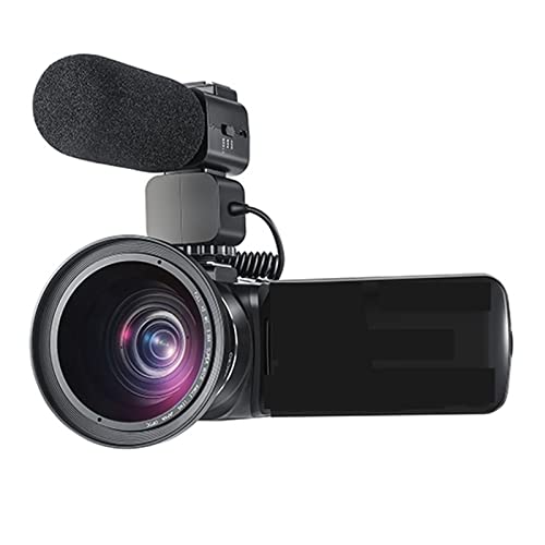 Caméra de vlogging 1080P Full HD avec zoom optique 10X et microphone inclus