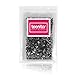 8640 Pcs Black Nail Crystal Rhinestones, Teenitor 6 Sizes Element Flatback Round Gems Stones Decorations Sparkly Charms Diamonds Beads For Nail Art Jewelry Craft Card Dress Shoes