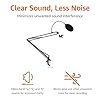 Amazon Basics Adjustable Microphone Arm Stand with Pop Filter and Foam Windscreen, Table Mounting Clamp, 360° Rotation, Compatible with Blue Yeti, Snowball, HyperX, 19-Inch (48.2 cm), Black #3