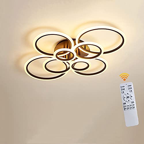 Eclairage de plafond LED moderne dimmable 3000K-6000K avec télécommande - 2