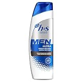 Fórmula con carbón Head & Shoulders Men Ultra Limpieza Profunda Champú Anticaspa 300 ml, con carbón para un pelo y un cuero cabelludo limpios