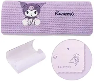 マリモクラフト サンリオ メガネケース ポコポコワッペン クロミ [本体]約W160×H40×D60mm[付属クロス]約W145×H145mm SRTZ-202