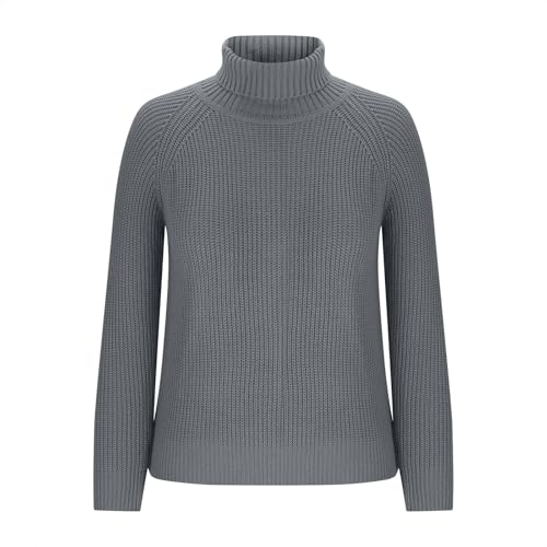 Women's Turtleneck Sweater 2025 Oversized Long Sleeve Casual Knit Pullovers Chunky Knitted Fall Winter Jumper Tops2