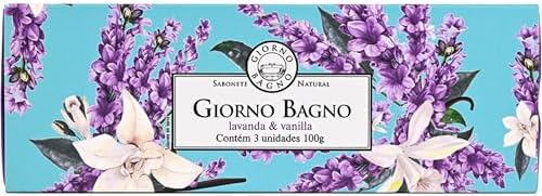 Kit de Sabonete em Barra Para Mãos e Corpo, Lavanda e Vanilla, Gi...