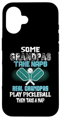 Carcasa para iPhone 16 Funny Pickleball Design For Men Grandpa Pickleball Player