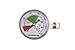 Regulator Gauge, 0-2000 PSI, Left Hand Thread