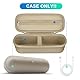 BOVKE La carcasa del teléfono Compatible Con EL altavoz Bluetooth inalámbrico Beats Pill, la Bolsa de soporte del altavoz portátil Beats Pills, champán Dorado