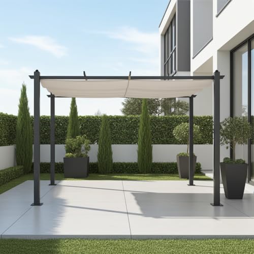 Mit stufenlos verstellbarem Sonnenschutz