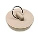 DANCO Drain-Protecing, Stain-Proof, Carded Rubber Drain Stopper, White, 1-3/4-Inch, 1-Pack (80228)