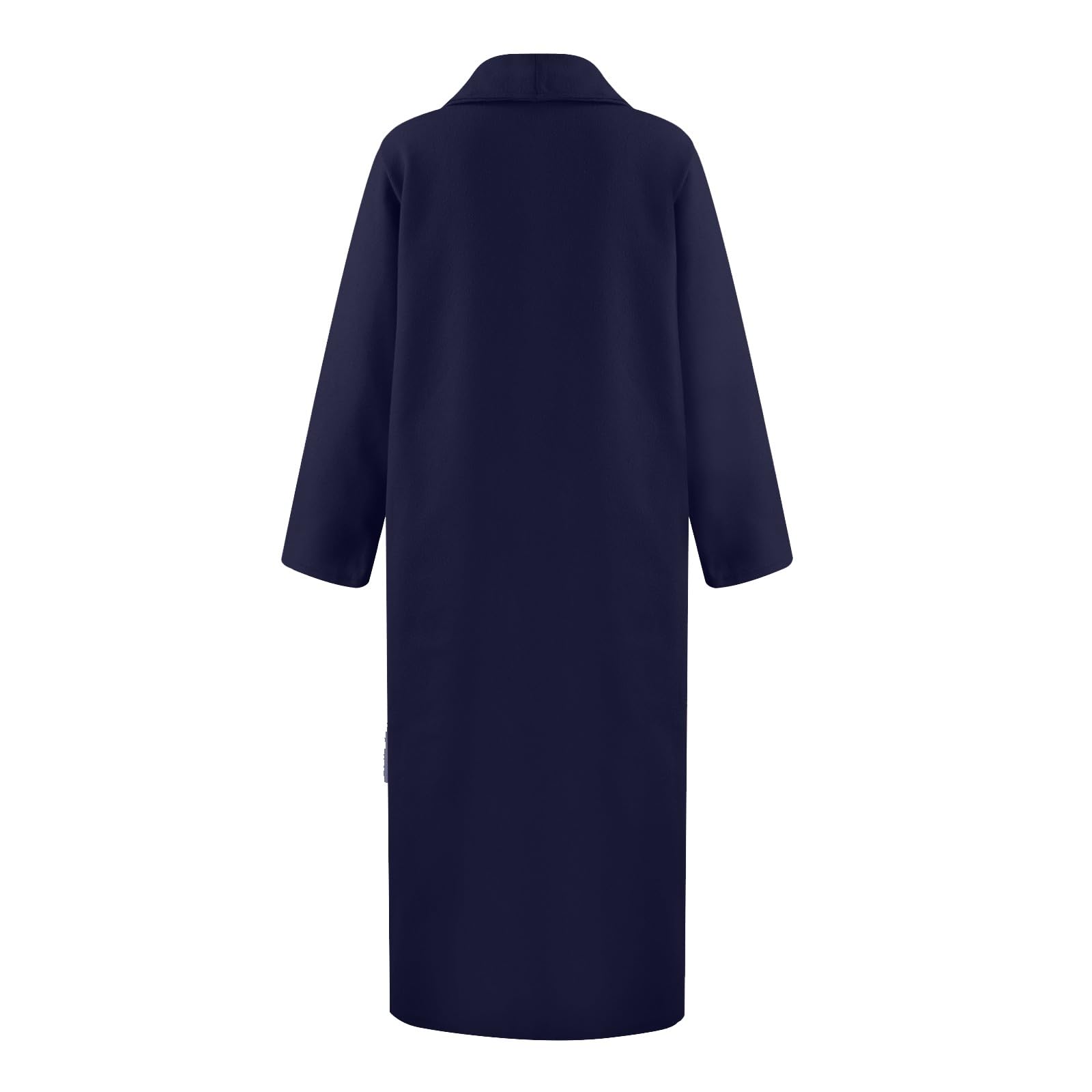 Generisch Wintermantel Damen Lang Wollmantel Damen Winter Mantel Frauen Winterjacke Warm Übergangsjacke Elegant Trenchcoat Große Größen Cardigan Dicke Wolle Jacke Mit Schalkragen Wintercoat