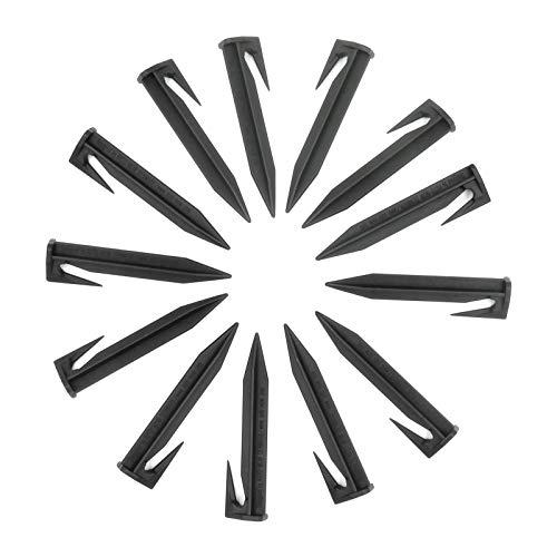 iXium® Lot de 50 piquets en plastique ABS pour tondeuse à gazon Cover