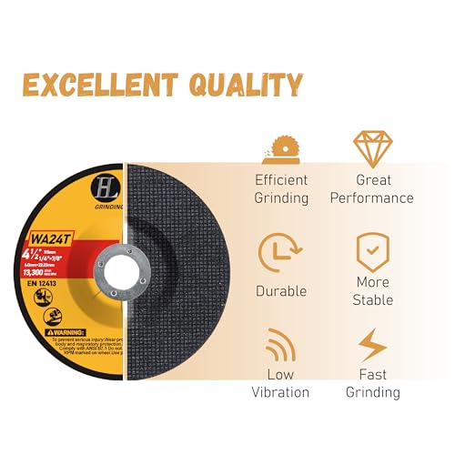Disques de meulage meuleuse d'angle acier inoxydable métal abrasif 10,4x6,3x2,2cm
