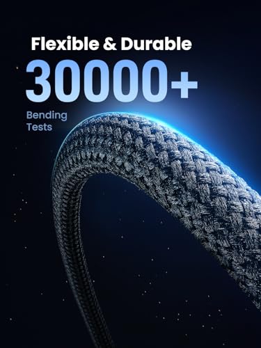 UGREEN 240W USB C to USB C Cable PD 3.1 USB C Charger Cable Fast Charging Type C Lead Compatible with Macbook Pro M4/Air, iPad Pro 2025/Air 6, HP EliteBook, iPhone Air/17/16, Galaxy S25 Ultra, 2M