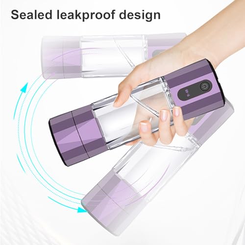 Botella de agua de hidrógeno para la oficina o el gimnasio en elegante color morado 4
