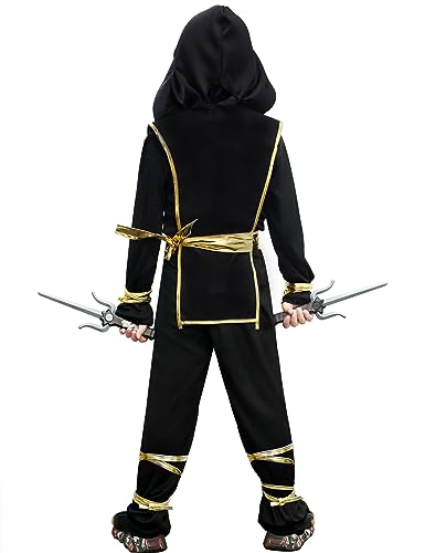 Nabobs NABOBS003 Kids Ninja Costume - Ninja Outfit Boys Gragon Costume thumb #1