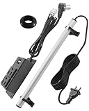 Gun Safe Dehumidifier Rod with Power Outlet Kit – High-Heat Moisture Control, 2 AC and 2 USB Ports, Slim Aluminum Heater Rod for Gun Safes Cabinets Closets, 12 inch