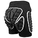 KUYOU Protection Hip,3D Padded Shorts Breathable Lightweight Protective Gear for Ski Skate Snowboard Skating Skiing Volleyball Motorcross Cycling (S)