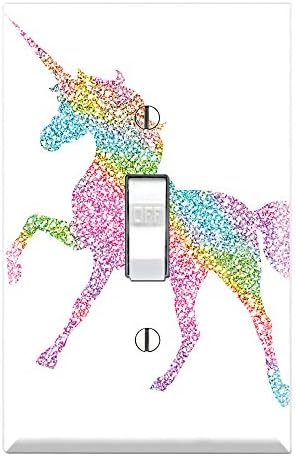 Graphics Wallplates - Unicorn Candyland - Single Toggle Wall Plate Cover