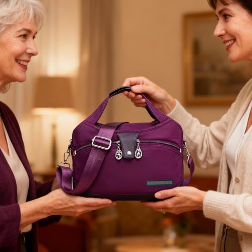 Sac à épaule sécurité pour dame avec compartiments de rangement pour le bureau - 3