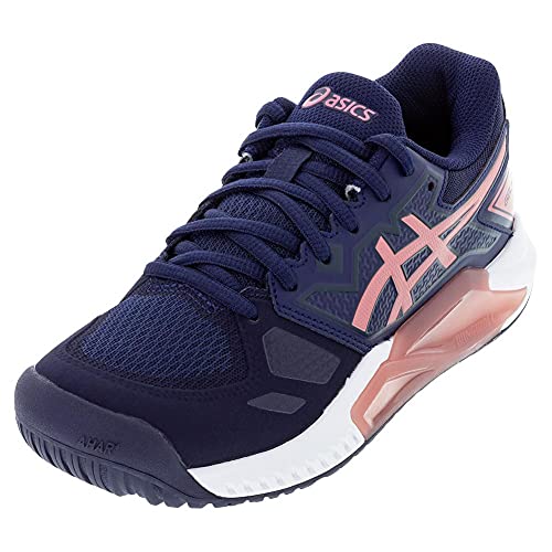 ASICS Women s Gel-Challenger 13 Tennis Shoes, 7.5, Peacoat Smokey Rose