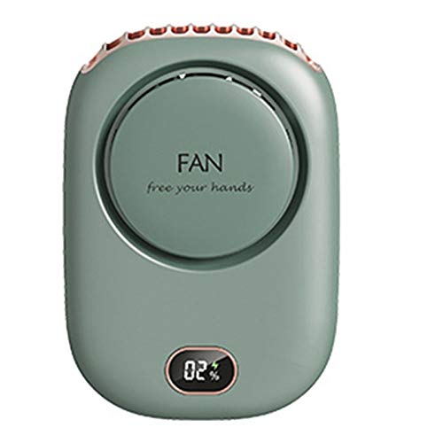 Begchy Ventilador Mini USB Enfriador Recargable Ventilador Viaje de Mano PortáTil Silencioso Ventiladores EléCtricos PequeñOs Verde