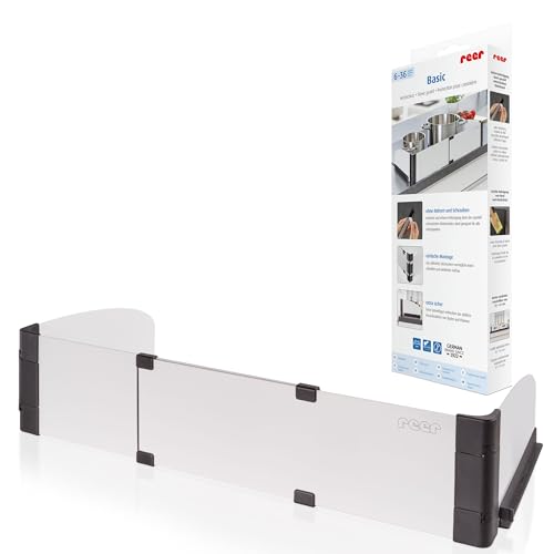 reer Herdschutzgitter Basic, ausziehbar 55-61 cm Silber, 20058