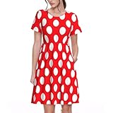 Cette robe ample longueur genou est assez polyvalente pour les occasions décontractées et élégantes. Idéale pour le shopping, l'église, les vacances, les jours de plage, les loisirs, le travail, les rendez-vous ou les fêtes. Le design simple mais élégant en fait un vêtement idéal pour les environnements décontractés et élégants, afin de vous assurer que vous êtes toujours préparé pour ce que la journée apporte