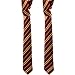 Tinabless Striped Tie (2 Packs), Cosplay Costumes Accessories for Halloween and Christmas, Polyester Silk Tie Fits Most Kids, Men and Women (Red)