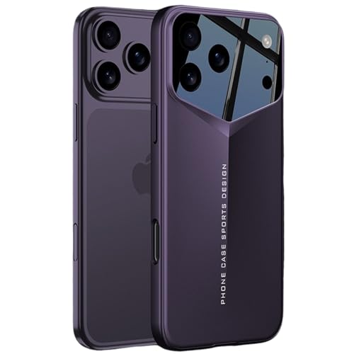 Coque iPhone 17 Pro Max violette fine fini les traces