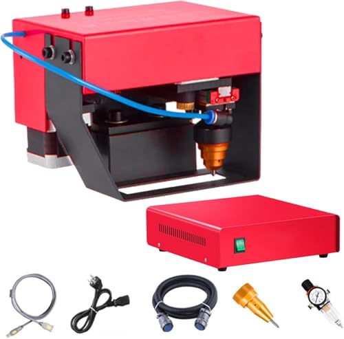 Herramienta neumática de estampado de metal para grabar números VIN y motor en piezas de metal