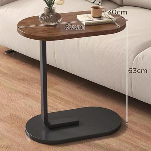 Mesita de noche y mesa auxiliar en forma de C para salón o baño 2