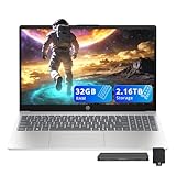 HP 15.6' HD Business Laptop, Intel Core i5-1334U, 32GB DDR4, 2.16TB Storage(2TB SSD+160GB Docking Station Set), Iris Xe Graphics, Full Size Keyboard, 720p HD Camera, Wi-Fi 6, Windows 11, Silver