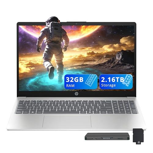 HP 15.6" HD Laptop Core i5-1334U 32GB DDR4 2.16TB SSD miniatura 1