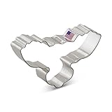 Ann Clark Moose Head Cookie Cutter - 4.5 Inches - Tin Plated Steel