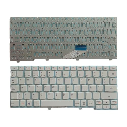 Lenovo ideapad 110S 110S-11 110S-11IBR 110S-11AST 110S-11IBY�p US ���V�A�� �X�y�C���� ���e���� �m�[�g�p�\�R���L�[�{�[�h(SP White)