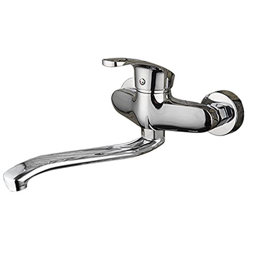 Grifo de cocina con control de temperatura y caño alargado para baño multifuncional