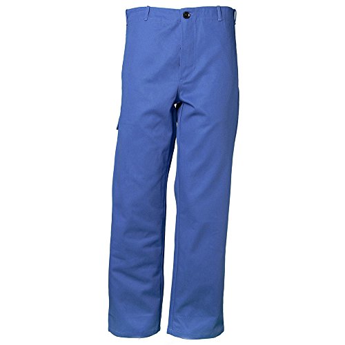 Planam 1703 360 g/m² Hitze- und Schweißerschutzhose - Optimale Sicherheit und Komfort - Farbe: Königsblau - Größe: 46