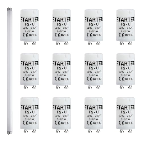 FS-U Starter Leuchtstoffröhre 6 Stück - 4-65W Für Neonröhren & Aquarien