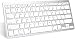 Anker Ultra Compact Profile Wireless Bluetooth Keyboard for iOS, Android, Windows and Mac with Rechargeable Battery and Aluminum-Effect Finish (White)