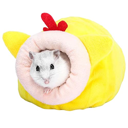 Casa de cama quente para hamster | Ninho de inverno de hamster de algodão, casas de cama mini gaiola