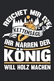 fachbuch holzer gmbh rottweil  Reichet Mir Die Kettensäge Ihr Narren Der König Will Holz Machen: Termin- & Wochenplaner ohne Datum - Mit To-Do-Listen und Prioritäten Organizer - ... und Singles - Geeignet für Büro und Freizeit