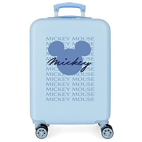 Disney Have A Good Time Mickey Signature Maleta De Cabina Azul 38x55x20 Cms Rígida Abs Cierre De Combinación Lateral 35l 2 Kgs 4 Ruedas Dobles Equipaje Mano Disney Have A Good Time Mickey Signature Maleta De Cabina Azul 38x55x20 Cms Rígida Abs Cierre De Combinación Lateral 35l 2 Kgs 4 Ruedas Dobles Equipaje Mano