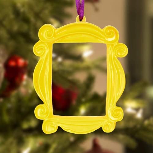 Sealuxe Friends Christmas Ornaments,Friends Peephole Frame with Christmas Ribbon,Friends TV Show Merchandise,Friends TV Show Gifts,Friends Ornament,Friends Merch