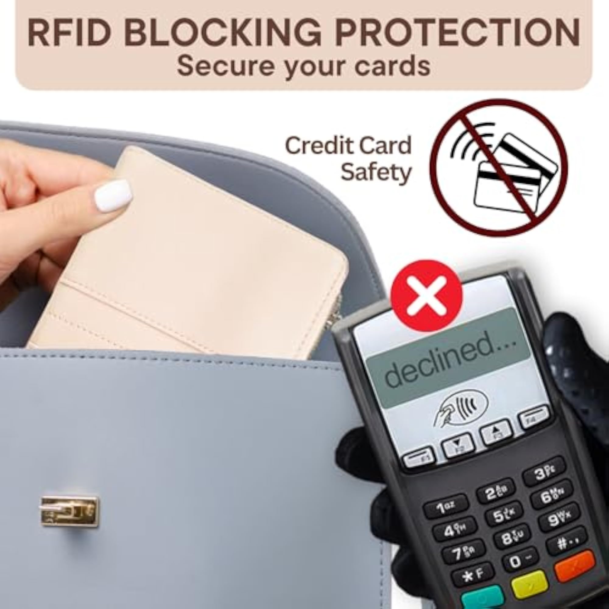 Airtag Passport Holder with RFID Blocking for Women